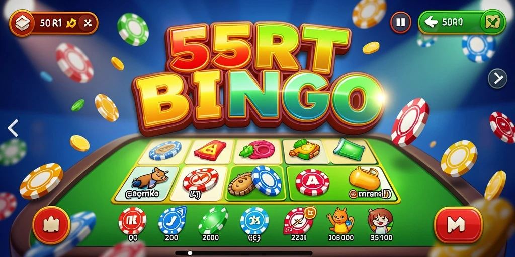 Tampilan menarik dari gameplay Bingo di 55RT.