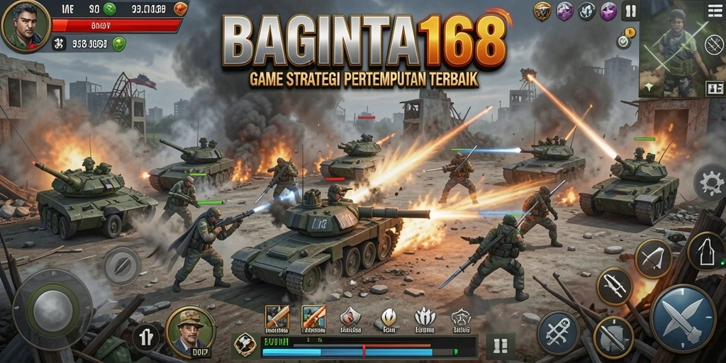 Tampilan gameplay menarik dari game SLG BAGINTA168.