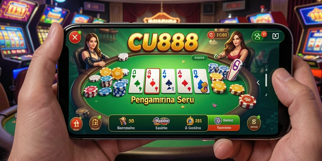 Tampilan gameplay Kasino yang menarik dan mendebarkan di CU888.