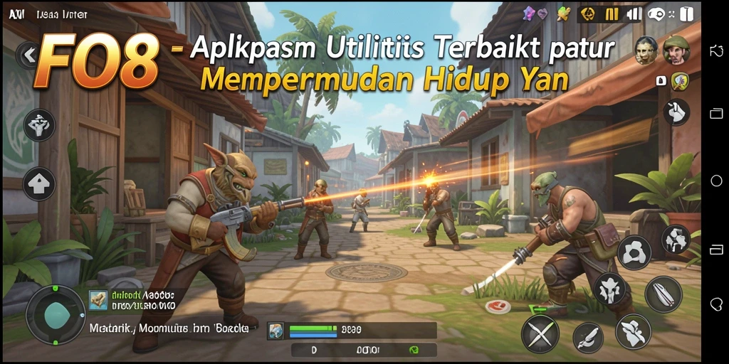 Screenshot utama FO8 menunjukkan tampilan user-friendly aplikasi Utility.