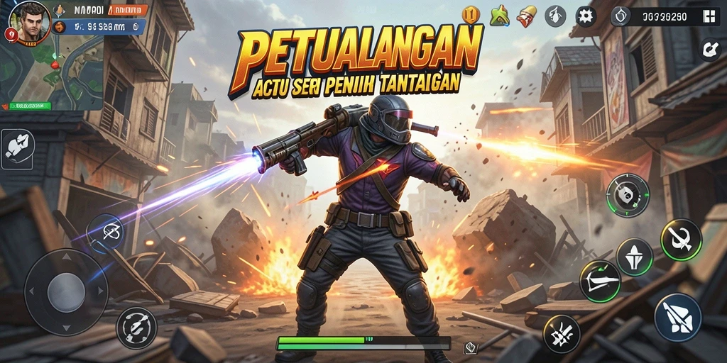 Tampilan mendebarkan dari gameplay seru MPOID saat beraksi.