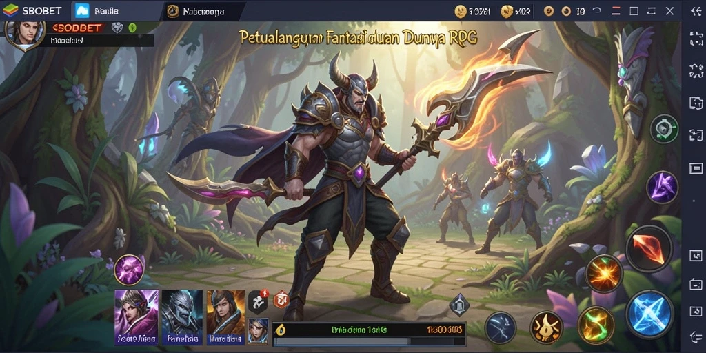 Gameplay seru dan mendebarkan dalam SBOBET RPG.